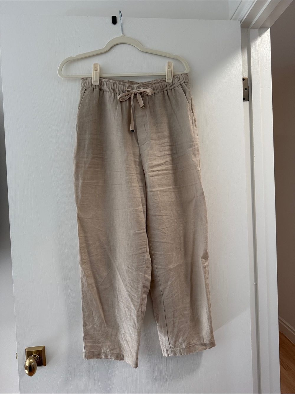Mango 100% Linen Pants